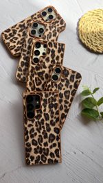 قاب شیائومی طرح چرم پلنگی قهوه ای (L-C1797) - Image 4