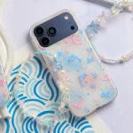 قاب Pastel Star Dolphin با آویز (کدC2251)