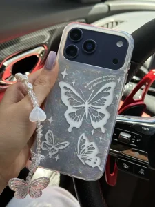 قاب Ice Butterfly با آویز (کدC2230) - Image 4