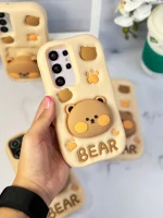 قاب Bear سیلیکونی استند شو آیفون ، سامسونگ ، شیائومی (کدC1519) - Image 7