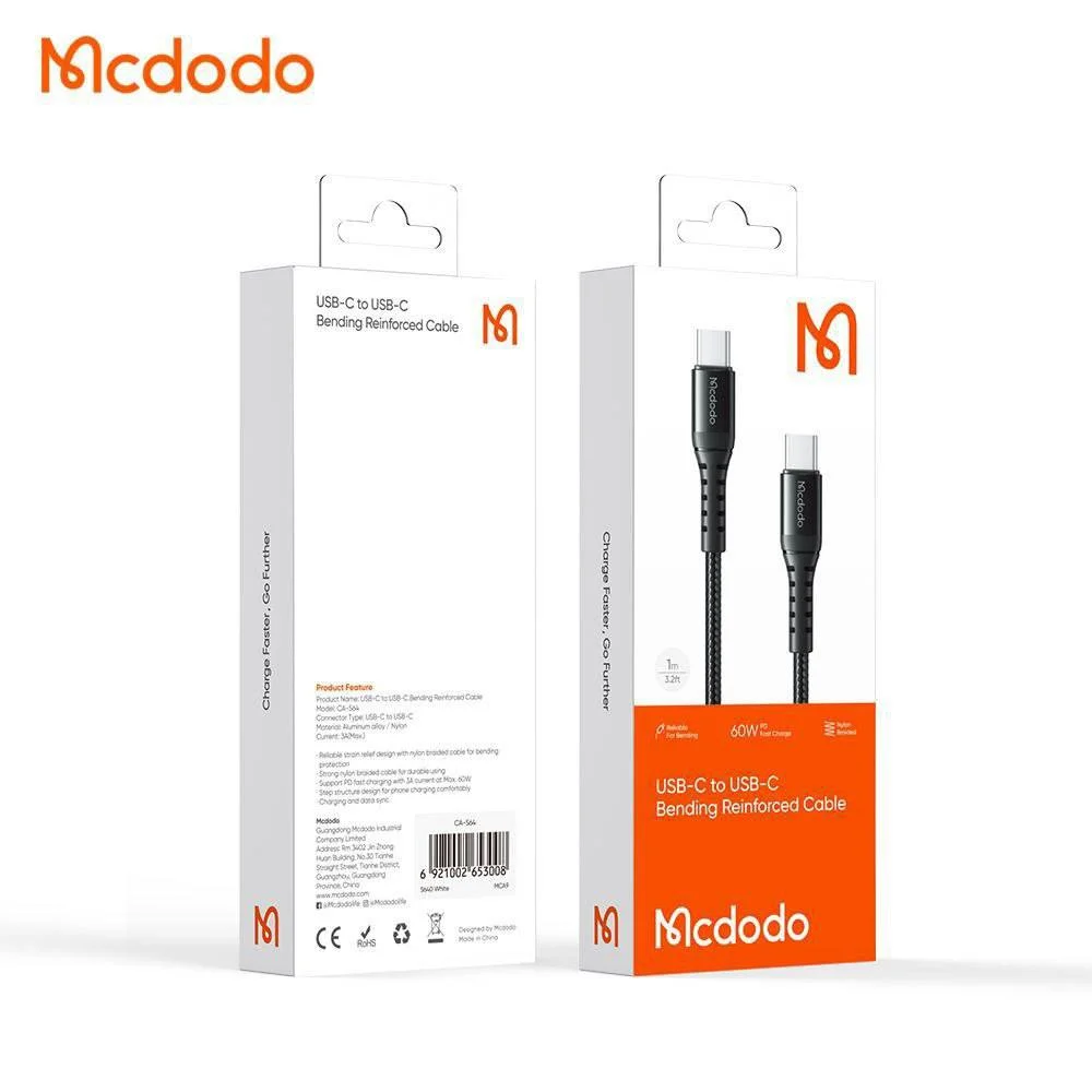 photo_4_2026-08-16_22-16-13 كابل Mcdodo دو سر تايپ سي كد MC-CA5641 - Image 1